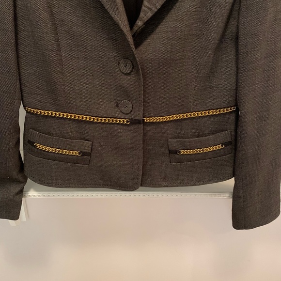 Ann Klein Jacket Chain Details EUC - Picture 4 of 8
